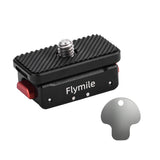 Flymile Ace Pro 2 Magnetic Base Quick Release Mount for Insta360 X5 Accessories Dual-Claws 1/4"Screw Adapter Extension
