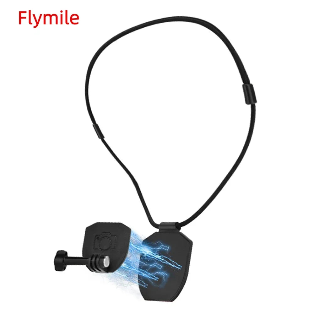 Flymile Action Camera Magnetic Bracket Accessories Chest Strap for DJI Action 5 Pro/Gopro Hero/Pocket 3 POV Vlgo Photography