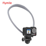 Flymile Neck Mount for DJI Action 5/Gopro 13/Insta360 Camera/Phone Neck Holder for Indoor Outdoor Video Recording POV Vlog
