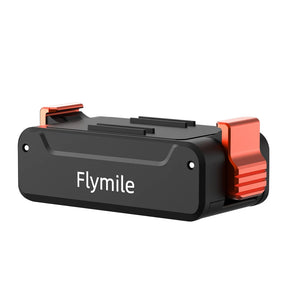 Flymile Action 5 Pro Extension Base for DJI OSMO 360/Action 4 Accessorsie Magnetic Quick Release Adapter Mount 1/4" Screw Hole