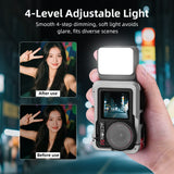 Flymile Video Light Portable Camera Lights 20 Beads for Photography Lighting Rechargeable for Gopro/DJI Action 5/Insta360