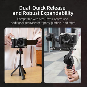Flymile X-M5 Thumb Grip for FUJIFILM X-M5 Camera Aluminum Alloy Metal Grip Photographic Stabilization Bracket Accessories
