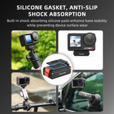 Flymile Action 5 Pro Extension Base for DJI OSMO 360/Action 4 Accessorsie Magnetic Quick Release Adapter Mount 1/4" Screw Hole
