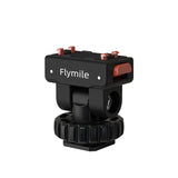 Flymile Magnetic Quick Release Base Adapter Mount Gimbal for Insta360 X5/Ace Pro 2 Accessorsie Extension Bracket with Cold Shoe