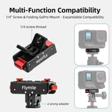 Flymile X5 Magnetic Quick Release Base Mount for Insta360 X5 X4/Ace Pro/Ace Pro 2 Accessories Extension Bracket Foldable
