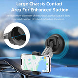 Flymile Car Suction Cup for DJI Action 5 Pro/Gopro Hero 13 12 11 10 9/Pocket 3 Camera Mount Windshield Stand Bracket Adjustable