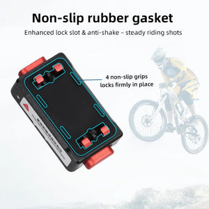 Flymile X5 Magnetic Quick Release Base Mount for Insta360 X5 X4/Ace Pro/Ace Pro 2 Accessories Extension Bracket Foldable