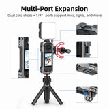 Flymile Metal Cage Protective Cage for Insta360 X5 Accessorise Aluminum Alloy Expansion Frame Adapter Mount with Lens Guard
