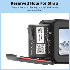 Flymile Silicone Cover for DJI Osmo Action 5 Pro Lens Cap Cover and Silicone Case Sleeve Camera Cover Rubber Protector Accseeory