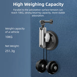 Flymile Car Suction Cup for DJI Action 5 Pro/Gopro Hero 13 12 11 10 9/Pocket 3 Camera Mount Windshield Stand Bracket Adjustable