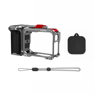 Flymile Camera Grip Holder for Insta360 Ace Pro 2/Ace Pro Accessories With Cold Shoe Extension Bracket Metal Cage Photography