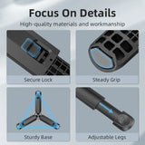 Flymile Mini Desktop Tripod Foldable Bracket Stand for for Gopro Camera Phone Vlgo Photography Accessories with 1/4'' Screw