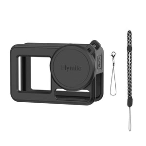 Flymile Silicone Cover for DJI Osmo Action 5 Pro Lens Cap Cover and Silicone Case Sleeve Camera Cover Rubber Protector Accseeory