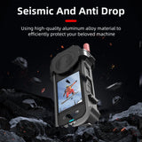 Flymile Metal Frame Rabbit Cage For Insta360 X4 Protective Case With Cold Shoe 1/4 Expansion Bracket Action Camera Accessories