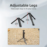 Flymile Mini Desktop Tripod Foldable Bracket Stand for for Gopro Camera Phone Vlgo Photography Accessories with 1/4'' Screw