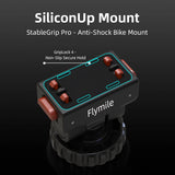 Flymile Magnetic Quick Release Base Adapter Mount Gimbal for Insta360 X5/Ace Pro 2 Accessorsie Extension Bracket with Cold Shoe