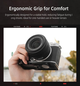 Flymile X-M5 Thumb Grip for FUJIFILM X-M5 Camera Aluminum Alloy Metal Grip Photographic Stabilization Bracket Accessories