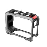 Flymile Adapter Frame Metal Cage for Insta360 Ace Pro 2 Camera Accessorise Aluminium Alloy Case Mount Cold Shoe Full Protective