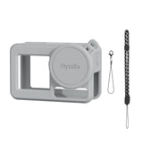 Flymile Silicone Cover for DJI Osmo Action 5 Pro Lens Cap Cover and Silicone Case Sleeve Camera Cover Rubber Protector Accseeory