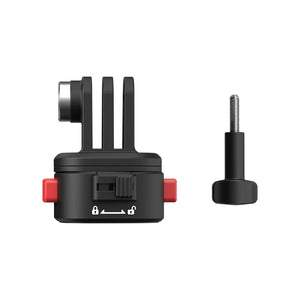 Flymile Magnetic Quick Release Adapter for GoPro 13 Camera 1/4'' Converter Tripod Base Mount for Insta360 X4/Action5 Accessories