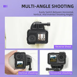 Flymile Action Camera Magnetic Bracket Accessories Chest Strap for DJI Action 5 Pro/Gopro Hero/Pocket 3 POV Vlgo Photography