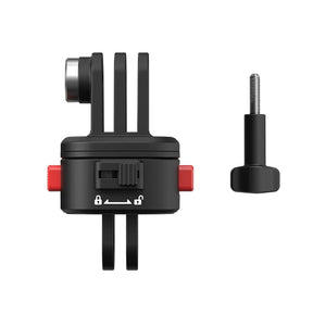 Flymile Magnetic Quick Release Adapter for GoPro 13 Camera 1/4'' Converter Tripod Base Mount for Insta360 X4/Action5 Accessories