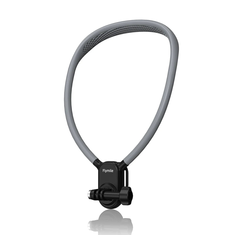 Flymile Neck Mount Quick Release Silicone Neck Hold for DJI Action 5 Pro/Osmo 360/Gopro/Insta 360 Accessories Chest Mount