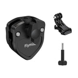 Flymile Motorcycle Windshield Mount for DJI Action 5/Pocket 3/Insta360 X5/Ace Pro 2 Camera Accessorise Aluminum Alloy Clip