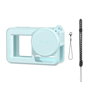 Flymile Silicone Cover for DJI Osmo Action 5 Pro Lens Cap Cover and Silicone Case Sleeve Camera Cover Rubber Protector Accseeory