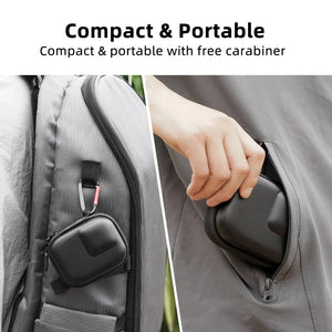 Flymile Action 5 Metal Cage Carrying Case Storage Bag for DJI Action 5 Pro Camera Frame Portable Mini Bag Hard Shell Handbag