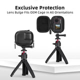 Flymile Action 5 Metal Cage Carrying Case Storage Bag for DJI Action 5 Pro Camera Frame Portable Mini Bag Hard Shell Handbag