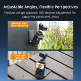 Flymile Magnetic Bracket Mount for DJI Osmo Pocket 3 Camera Expansion Adapter Desktop/Vertical Surface Magnet Steering Holder