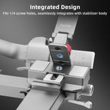 Flymile Magsafe Adapter Bracket for DJI DJI RS 4 Mini Handheld Gimbal Accessoise Phone Holder With Cold Shoe 1/4 Screw Hole